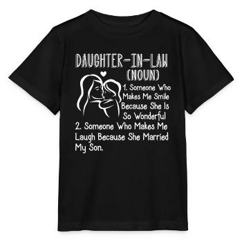 Daughter In Law Definition - Stanley/Stella MINI CREATOR Kids’ T-Shirt - black - Front - Mikhail (115cm)