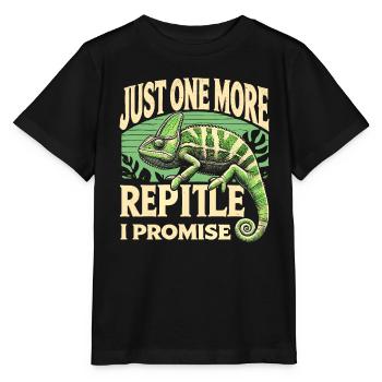 Nur noch ein Reptil, versprochen - Stanley/Stella Kinder T-Shirt MINI CREATOR  - Schwarz - Vorne - Mikhail (115cm)