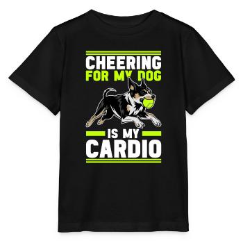 Flyball Sports canins - T-shirt bio MINI CREATOR Stanley/Stella Enfant - noir - Devant - Mikhail (115cm)