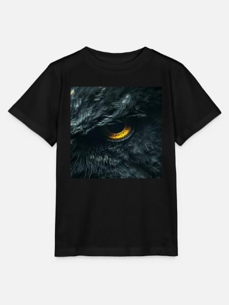 Eulenauge - Stanley/Stella Kinder T-Shirt MINI CREATOR - Schwarz