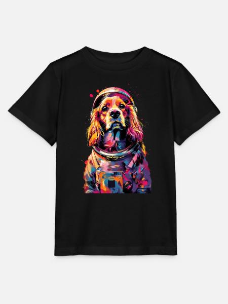 Cocker Spaniel - Stanley/Stella Kinder T-Shirt MINI CREATOR  - Schwarz