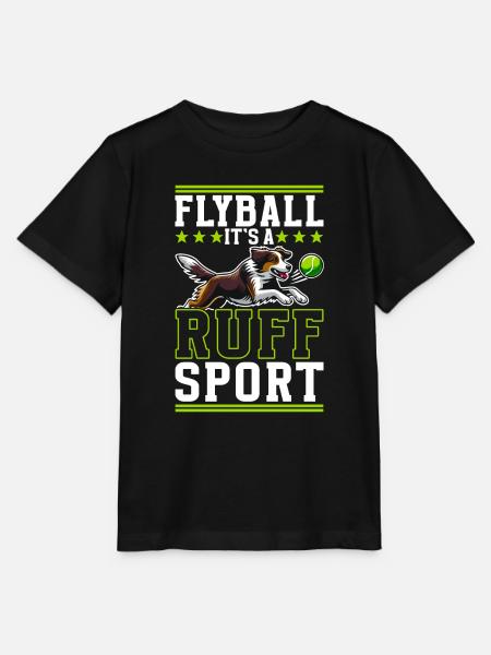 Flyball Hundesport - Stanley/Stella Kinder T-Shirt MINI CREATOR  - Schwarz