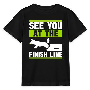 Flyball Sports canins - T-shirt bio MINI CREATOR Stanley/Stella Enfant - noir - Devant - Mikhail (115cm)