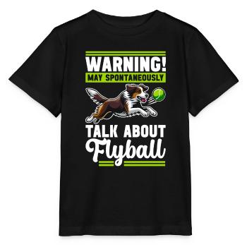 Flyball Sports canins - T-shirt bio MINI CREATOR Stanley/Stella Enfant - noir - Devant - Mikhail (115cm)