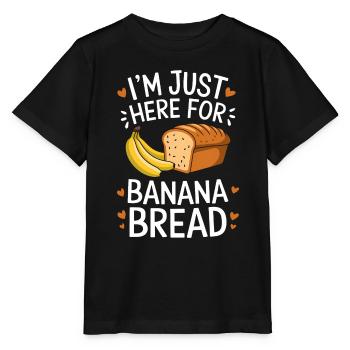 Bananenbrot Spruch Lustiges Bananenbrot Geschenk - Stanley/Stella Kinder T-Shirt MINI CREATOR  - Schwarz - Vorne - Mikhail (115cm)