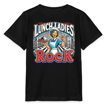 Mittagessen Ladies Rock - Stanley/Stella Kinder T-Shirt MINI CREATOR  - Schwarz - Vorne - Mikhail (115cm)