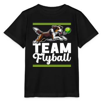 Flyball Sports canins - T-shirt bio MINI CREATOR Stanley/Stella Enfant - noir - Devant - Mikhail (115cm)