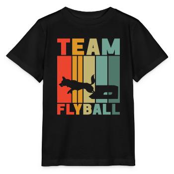 Flyball Sports canins - T-shirt bio MINI CREATOR Stanley/Stella Enfant - noir - Devant - Mikhail (115cm)