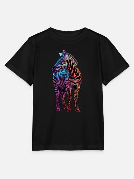 Zebra - Stanley/Stella Kinder T-Shirt MINI CREATOR - Schwarz