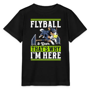 Flyball Sports canins - T-shirt bio MINI CREATOR Stanley/Stella Enfant - noir - Devant - Mikhail (115cm)
