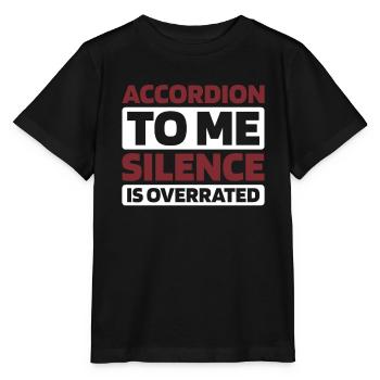 Accordéon - T-shirt bio MINI CREATOR Stanley/Stella Enfant - noir - Devant - Mikhail (115cm)
