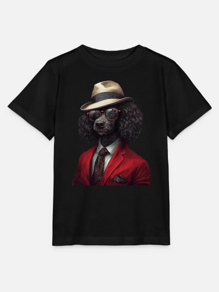 Pudel - Stanley/Stella Kinder T-Shirt MINI CREATOR - Schwarz