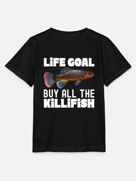 Killifisch Aquarium Fischliebhaber - Stanley/Stella Kinder T-Shirt MINI CREATOR - Schwarz