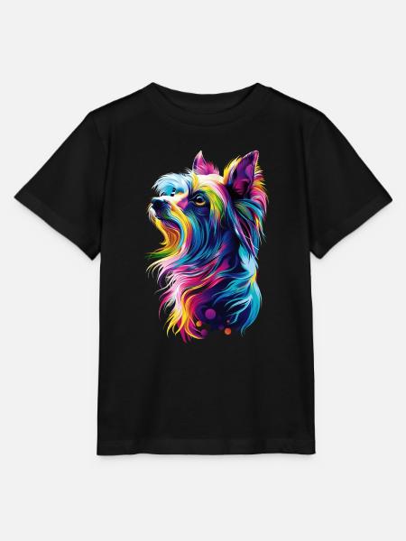 Chinesischer Schopfhund - Stanley/Stella Kinder T-Shirt MINI CREATOR - Schwarz