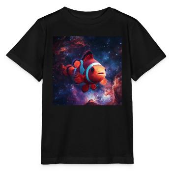 Clownfisch - Stanley/Stella Kinder T-Shirt MINI CREATOR  - Schwarz - Vorne - Mikhail (115cm)