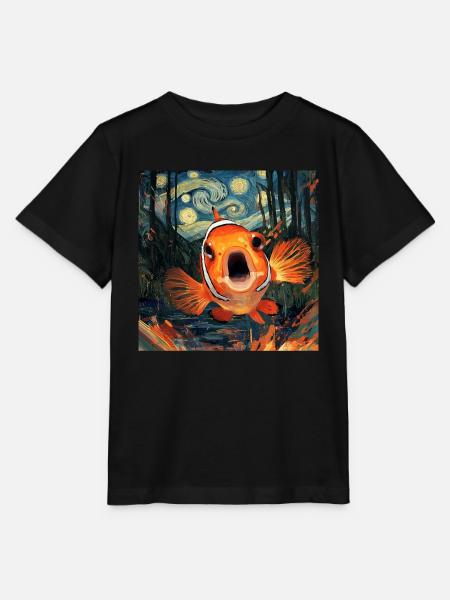 Clownfisch - Stanley/Stella Kinder T-Shirt MINI CREATOR  - Schwarz