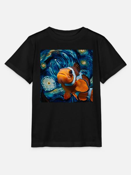 Clownfisch - Stanley/Stella Kinder T-Shirt MINI CREATOR  - Schwarz