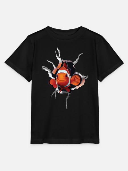 Clownfisch - Stanley/Stella Kinder T-Shirt MINI CREATOR - Schwarz