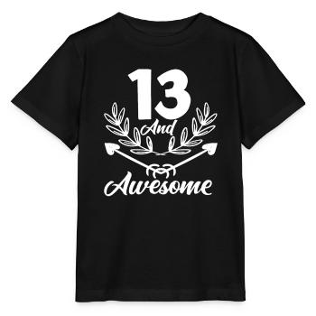 13e anniversaire et fantastique - T-shirt bio MINI CREATOR Stanley/Stella Enfant - noir - Devant - Mikhail (115cm)