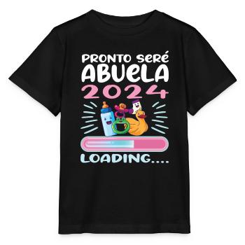 Grandma 2024-to-be Grandma 2024 Loading - Stanley/Stella MINI CREATOR Kids’ T-Shirt - black - Front - Mikhail (115cm)