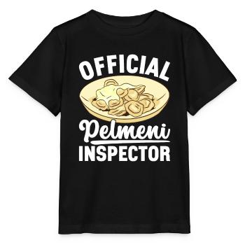 Pelmeni Russian Cuisine - Stanley/Stella MINI CREATOR Kids’ T-Shirt - black - Front - Mikhail (115cm)