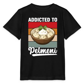 Pelmeni Russian Cuisine - Stanley/Stella MINI CREATOR Kids’ T-Shirt - black - Front - Mikhail (115cm)