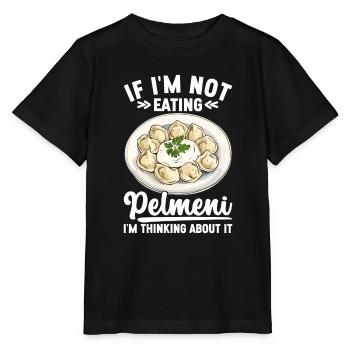 Pelmeni Russian Cuisine - Stanley/Stella MINI CREATOR Kids’ T-Shirt - black - Front - Mikhail (115cm)