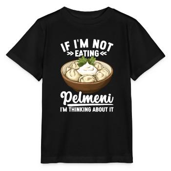 Pelmeni Russian Cuisine - Stanley/Stella MINI CREATOR Kids’ T-Shirt - black - Front - Mikhail (115cm)