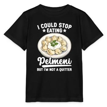 Pelmeni Russian Cuisine - Stanley/Stella MINI CREATOR Kids’ T-Shirt - black - Front - Mikhail (115cm)