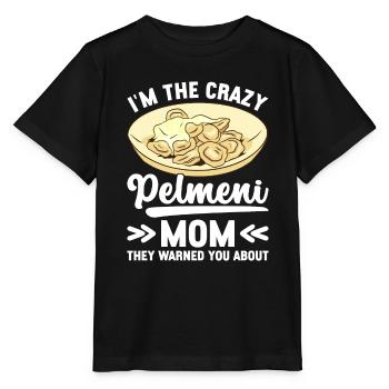 Pelmeni Russian Cuisine - Stanley/Stella MINI CREATOR Kids’ T-Shirt - black - Front - Mikhail (115cm)
