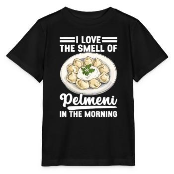 Pelmeni Russian Cuisine - Stanley/Stella MINI CREATOR Kids’ T-Shirt - black - Front - Mikhail (115cm)