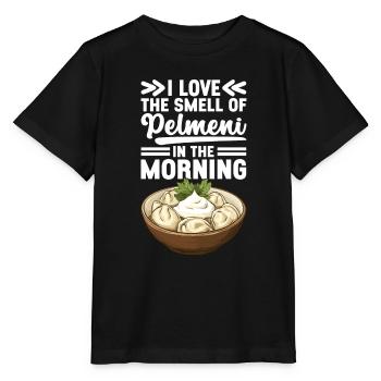 Pelmeni Russian Cuisine - Stanley/Stella MINI CREATOR Kids’ T-Shirt - black - Front - Mikhail (115cm)