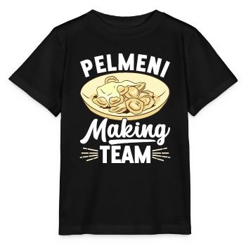 Pelmeni Russian Cuisine - Stanley/Stella MINI CREATOR Kids’ T-Shirt - black - Front - Mikhail (115cm)