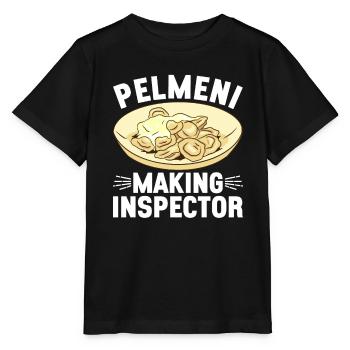 Pelmeni Russian Cuisine - Stanley/Stella MINI CREATOR Kids’ T-Shirt - black - Front - Mikhail (115cm)