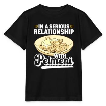 Pelmeni Russian Cuisine - Stanley/Stella MINI CREATOR Kids’ T-Shirt - black - Front - Mikhail (115cm)