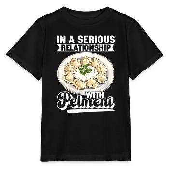 Pelmeni Russian Cuisine - Stanley/Stella MINI CREATOR Kids’ T-Shirt - black - Front - Mikhail (115cm)