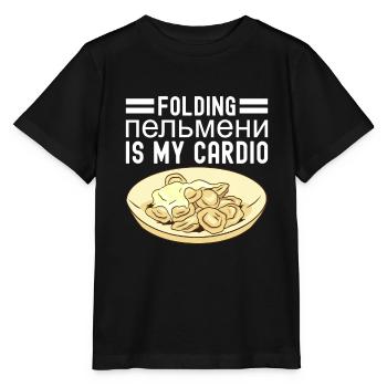 Pelmeni Russian Cuisine - Stanley/Stella MINI CREATOR Kids’ T-Shirt - black - Front - Mikhail (115cm)