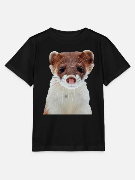Wiesel - Stanley/Stella Kinder T-Shirt MINI CREATOR - Schwarz