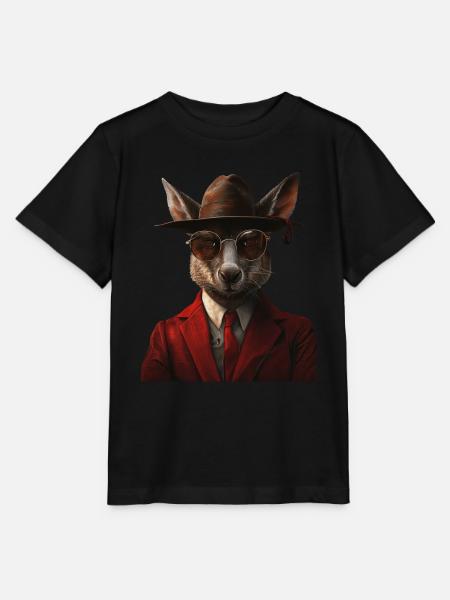 Wallaby - Stanley/Stella Kinder T-Shirt MINI CREATOR - Schwarz