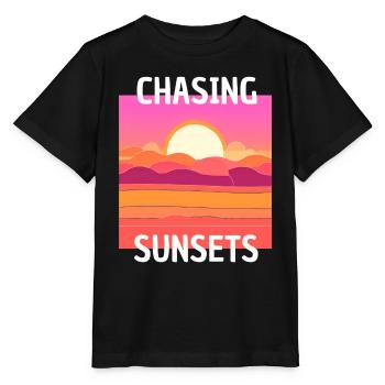 SUNSET DESIGN - Stanley/Stella Kinder T-Shirt MINI CREATOR  - Schwarz - Vorne - Mikhail (115cm)