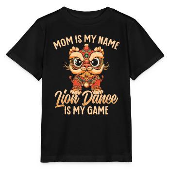 Lion Dance Chinesisches Neujahr Löwentanz - Stanley/Stella Kinder T-Shirt MINI CREATOR  - Schwarz - Vorne - Mikhail (115cm)