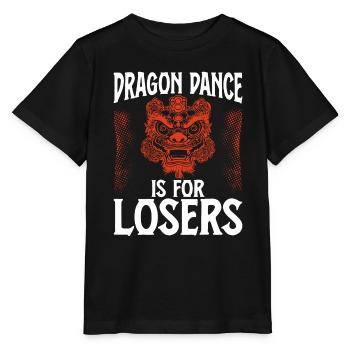 Lion Dance Chinesisches Neujahr Löwentanz - Stanley/Stella Kinder T-Shirt MINI CREATOR  - Schwarz - Vorne - Mikhail (115cm)