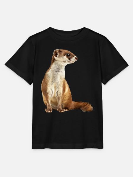 Wiesel - Stanley/Stella Kinder T-Shirt MINI CREATOR - Schwarz