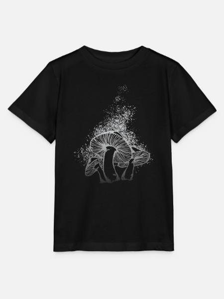 Pilzsporen Pilzvielfalt Pilze - Stanley/Stella Kinder T-Shirt MINI CREATOR - Schwarz