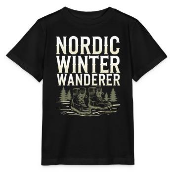 Skandinavische Ästhetik, Nordischer - Stanley/Stella Kinder T-Shirt MINI CREATOR  - Schwarz - Vorne - Mikhail (115cm)