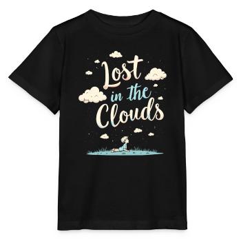 Wolkenblick, Entspannender Himmel, Verträumte - Stanley/Stella Kinder T-Shirt MINI CREATOR  - Schwarz - Vorne - Mikhail (115cm)