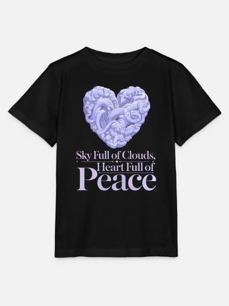 Wolkenblick, Entspannender Himmel, Verträumte - Stanley/Stella Kinder T-Shirt MINI CREATOR - Schwarz