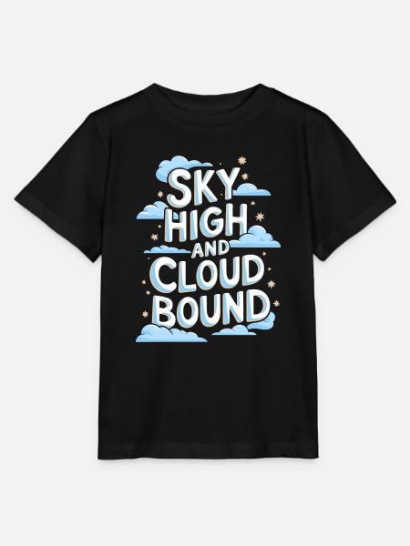 Wolkenblick, Entspannender Himmel, Verträumte - Stanley/Stella Kinder T-Shirt MINI CREATOR - Schwarz