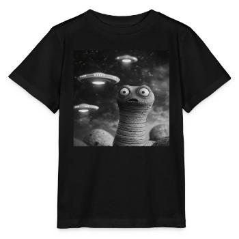 Wurm - Stanley/Stella Kinder T-Shirt MINI CREATOR  - Schwarz - Vorne - Mikhail (115cm)