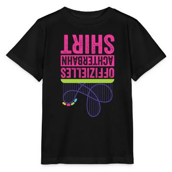 Coasterholic, Parc d’attractions, Champ de foire, Montagnes russes - T-shirt bio MINI CREATOR Stanley/Stella Enfant - noir - Devant - Mikhail (115cm)